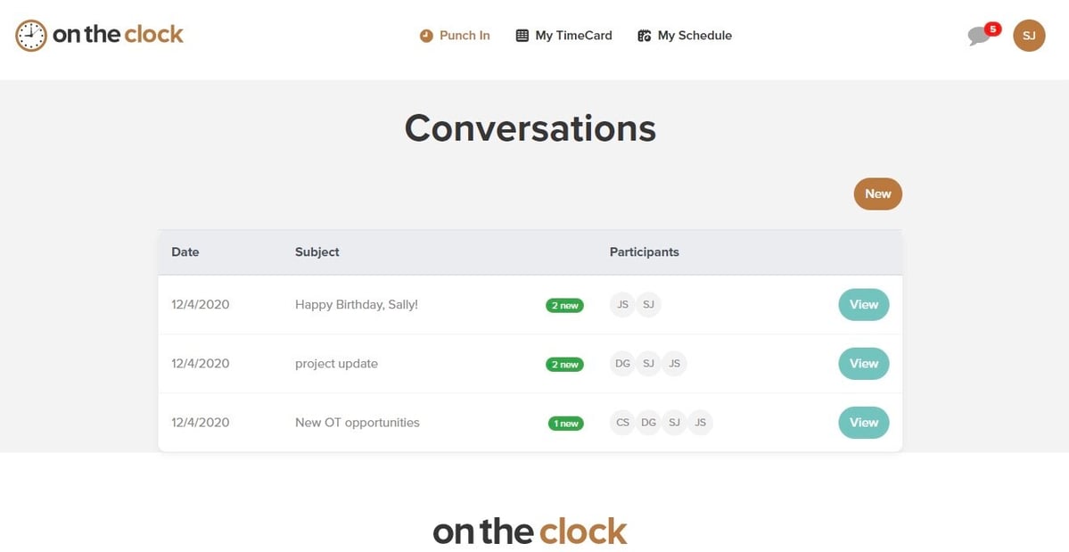 Message Clock Send Messages Through Employee Time Clock | Improve Communication ...
