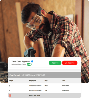 Time-Card-Approval-Interface-Contruction