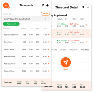 mobile-time-card-summary