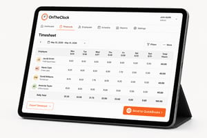 ontheclock-quickbooks-timesheet-export-ipad-1
